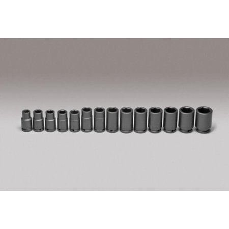 Wright Tool 3/4 Dr 6Pt Standard Metric Impact Socket Set 14Pc