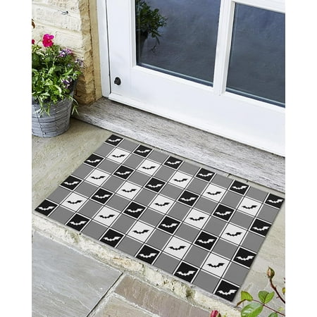 Indoor Outdoor Mats Halloween Bat Retro Gray Lattice Door Mat Non-Slip Absorbent Resist Dirt Entrance Mat Washable Welcome Mats for Entryway Low-Profile Floor Mats
Indoor Outdoor Mats Halloween Bat Retro Gray Lattice Door Mat Non-Slip Absorbent Resist Dirt Entrance Mat Washable Welcome Mats for Entryway Low-Profile Floor Mats
