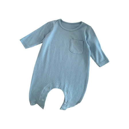 Cute Toddler Baby Romper Baby Clothing Boys Girls Clothes Solid Ribbed Fall Long Sleeve Baby Romper Jumpsuit Clothes
Cute Toddler Baby Romper Baby Clothing Boys Girls Clothes Solid Ribbed Fall Long Sleeve Baby Romper Jumpsuit Clothes
