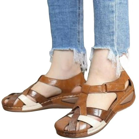 Women Sandals Comfortable Flat Shoes Flexible PU Walking Shoes with Breathable Cut out Upper for Valentine s Day Christmas Gift 36 Brown
Women Sandals Comfortable Flat Shoes Flexible PU Walking Shoes with Breathable Cut out Upper for Valentine s Day Christmas Gift 36 Brown