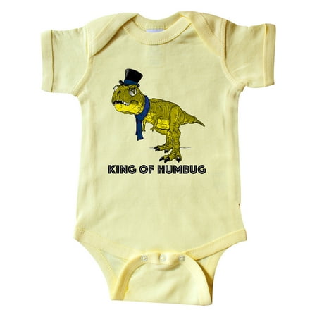 Inktastic King of Humbug Green Tyrannosaurus Rex in Top Hat and Scarf Gift Baby Boy or Baby Girl Bodysuit
Inktastic King of Humbug Green Tyrannosaurus Rex in Top Hat and Scarf Gift Baby Boy or Baby Girl Bodysuit