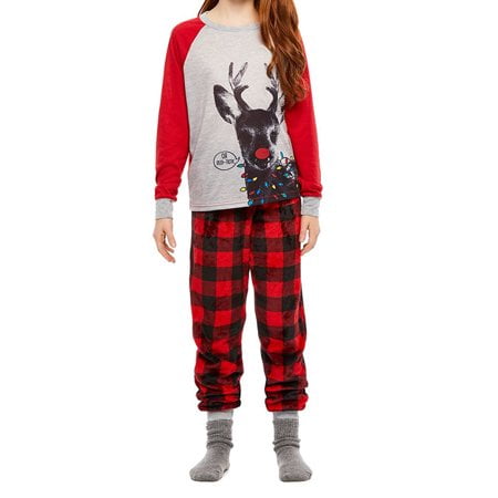 Viworld Family Matching Outfits Christmas Printed Sets Women Men Kids Pajamas Sets Outfit Tee and Pant 2-Piece Set
Viworld Family Matching Outfits Christmas Printed Sets Women Men Kids Pajamas Sets Outfit Tee and Pant 2-Piece Set