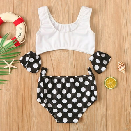 Cathalem Girls Swim Swimsuit Girls Summer Dot Swimwear Swimsuit Kids Print Two Baby Piece Bikini Outfits Girls Toddler Bikini Swimwear Black 18-24 Months
Cathalem Girls Swim Swimsuit Girls Summer Dot Swimwear Swimsuit Kids Print Two Baby Piece Bikini Outfits Girls Toddler Bikini Swimwear Black 18-24 Months