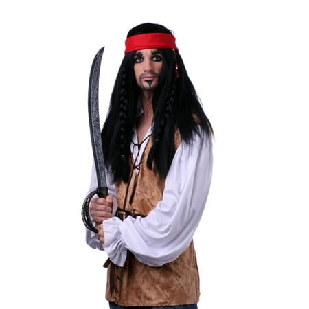Black Jack Sparrow Halloween Costume Wig