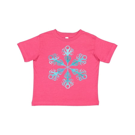 Inktastic Icy Blue Winter Snowflake Gift Toddler Boy or Toddler Girl T-Shirt