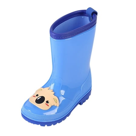Kids Cartoon Rubber Waterproof Rain Shoes Rain Boots