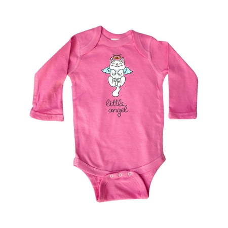 Inktastic Little Angel Gift Baby Boy or Baby Girl Long Sleeve Bodysuit