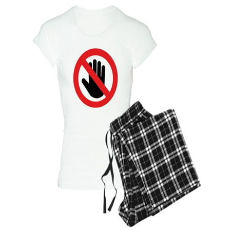 CafePress - Please Do Not Touch - Women s Light Pajamas
