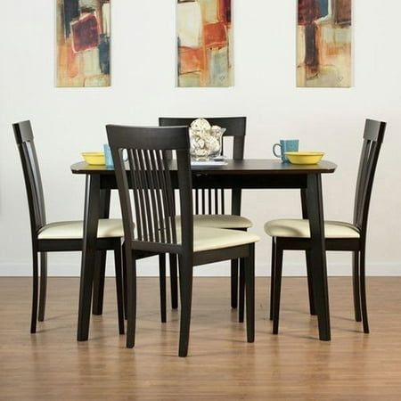 Aeon Furniture Dayton 5 Piece Dining Table Set with Hartford Chairs