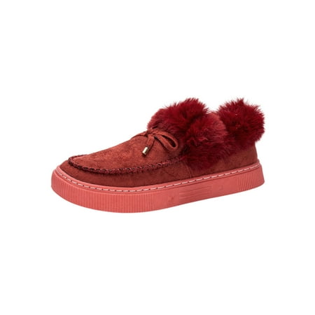 Eloshman Womens Moccasin Slippers Non-Slip House Slipper Winter Warm Loafers Shoes Red 8.5
Eloshman Womens Moccasin Slippers Non-Slip House Slipper Winter Warm Loafers Shoes Red 8.5