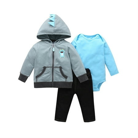 3pcs Spring Fall Toddler Baby Boy Girl Clothes Outfits Sets 0-2 T Infant Romper+ Pants+ Coat Outfit Set A1 18-24 Months
3pcs Spring Fall Toddler Baby Boy Girl Clothes Outfits Sets 0-2 T Infant Romper+ Pants+ Coat Outfit Set A1 18-24 Months