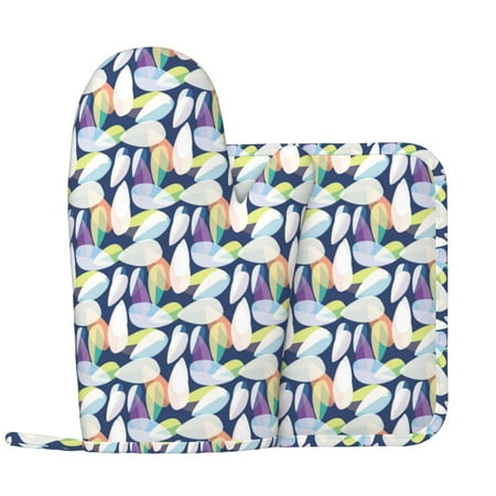 Oven Mitts and Pot Holders Sets bright colors leaves Non-Slip Silicone Oven Gloves Potholders Cotton Lining Heat Resistant Gloves Hot Pads for Kitchen Cooking Baking
Oven Mitts and Pot Holders Sets bright colors leaves Non-Slip Silicone Oven Gloves Potholders Cotton Lining Heat Resistant Gloves Hot Pads for Kitchen Cooking Baking