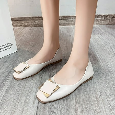 ERTUTUYI Women s Shoes Fashion Square Buckle Flat Soft Bottom Peas Shoe Casual Shoes Orange 41
ERTUTUYI Women s Shoes Fashion Square Buckle Flat Soft Bottom Peas Shoe Casual Shoes Orange 41