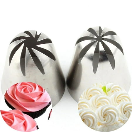 2PCs Tips Pastry Cream Nozzle Icing Piping Set Decor Cupcake Cakes Baking Tool
2PCs Tips Pastry Cream Nozzle Icing Piping Set Decor Cupcake Cakes Baking Tool