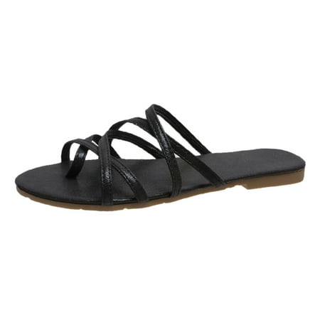 Youmylove Summer Leisure Flat Heel Set Toe Cool Women Slide Slippers Slim Strap Beach Shoes Stylish Female Cozy Daily Walking
Youmylove Summer Leisure Flat Heel Set Toe Cool Women Slide Slippers Slim Strap Beach Shoes Stylish Female Cozy Daily Walking