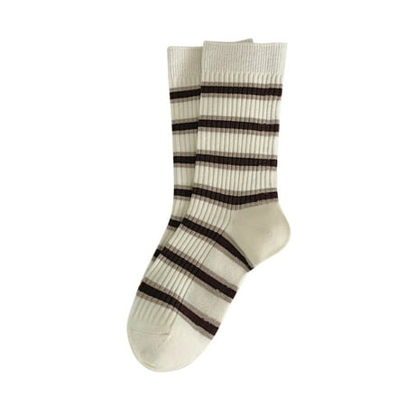 Zlekejiko Women White Socks Autumn And Winter Vintage Striped Embroidered Lettering Stockings Socks
Zlekejiko Women White Socks Autumn And Winter Vintage Striped Embroidered Lettering Stockings Socks