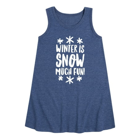 Instant Message - Winter Is Snow Much Fun - Toddler & Youth Girls A-line Dress
Instant Message - Winter Is Snow Much Fun - Toddler & Youth Girls A-line Dress