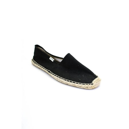 Pre-owned|Soludos Womens Slip On Round Toe Loafers Espadrilles Black Canvas Size 8
Pre-owned|Soludos Womens Slip On Round Toe Loafers Espadrilles Black Canvas Size 8