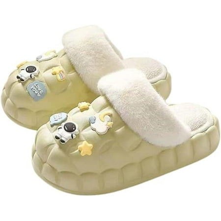 DanceeMangoo Fashion Bubble Slider Slippers For Women Detachable Lining Fluffy Faux Fur Warm Soft House Shoes Indoor Outdoor
DanceeMangoo Fashion Bubble Slider Slippers For Women Detachable Lining Fluffy Faux Fur Warm Soft House Shoes Indoor Outdoor