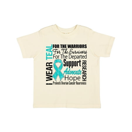 Inktastic Ovarian Cancer I Wear Teal Ribbon Tribute Gift Toddler Boy or Toddler Girl T-Shirt
Inktastic Ovarian Cancer I Wear Teal Ribbon Tribute Gift Toddler Boy or Toddler Girl T-Shirt