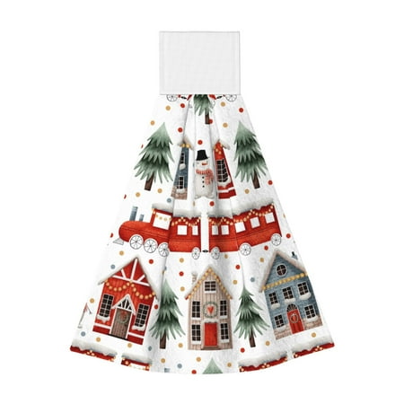 Easygdp Christmas Houses Kitchen Hand Towels Hanging Tie Towels Fast Drying Dish Cloth with Loop for Bathroom Restroom Home Decor
Easygdp Christmas Houses Kitchen Hand Towels Hanging Tie Towels Fast Drying Dish Cloth with Loop for Bathroom Restroom Home Decor