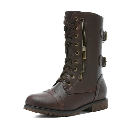 DREAM PAIRS Women s Fashion Comfort Faux Fur Lined Mid Calf Riding Winter Combat Boots TERRAN-SNOW BROWN Size 9.5
DREAM PAIRS Women s Fashion Comfort Faux Fur Lined Mid Calf Riding Winter Combat Boots TERRAN-SNOW BROWN Size 9.5