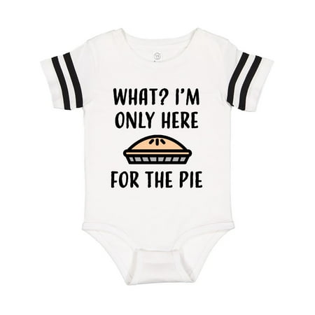 Inktastic Thanksgiving What I m only here for the pie Gift Baby Boy or Baby Girl Bodysuit
Inktastic Thanksgiving What I m only here for the pie Gift Baby Boy or Baby Girl Bodysuit