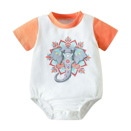 Toddler Boys Girls Short Sleeve Letter Elephant Printed Romper Bodysuit Children Clothes Newborn Infant Child Clothing Streetwear Kids Dailywear Outwear
Toddler Boys Girls Short Sleeve Letter Elephant Printed Romper Bodysuit Children Clothes Newborn Infant Child Clothing Streetwear Kids Dailywear Outwear