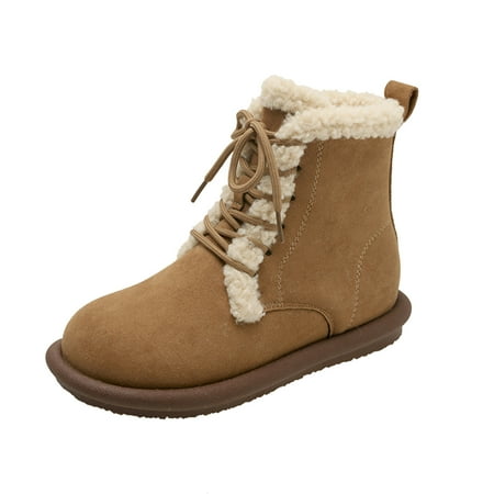 Daznico Slippers for Women Indoor Ladies Solid Color Warm Plush Lace Up Flat Bottomed Casual Cotton Boots Khaki 8.5
Daznico Slippers for Women Indoor Ladies Solid Color Warm Plush Lace Up Flat Bottomed Casual Cotton Boots Khaki 8.5