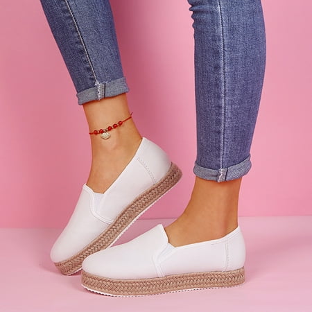 Fjofpr Shoes Womens Flats Casual Sport Shoes Comfortable Round Toe Slip-on Sneakers Hot
Fjofpr Shoes Womens Flats Casual Sport Shoes Comfortable Round Toe Slip-on Sneakers Hot