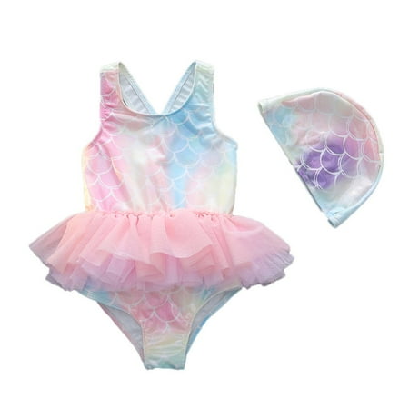 Bullpiano Toddler Girls One Piece Swimsuits Bathing Suit with Swimming Cap Baby Tutu Bikini Sunsuit 2-9T
Bullpiano Toddler Girls One Piece Swimsuits Bathing Suit with Swimming Cap Baby Tutu Bikini Sunsuit 2-9T