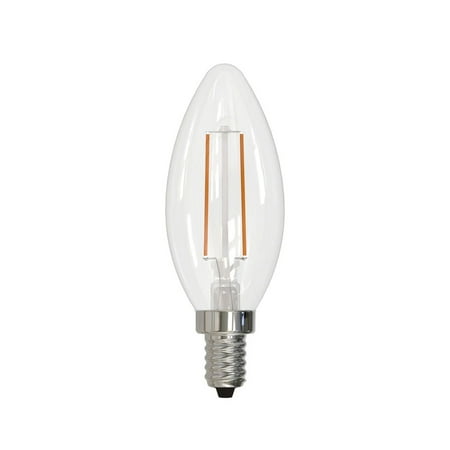 4W Led B11 4000K Filament E12 Dim Pack of 2