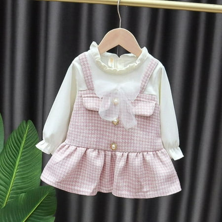 Promotion Clearance Toddler Girl s Dress Round Neck Long Sleeves Little Fragrance Princess Dress Fall Dress for Girls
Promotion Clearance Toddler Girl s Dress Round Neck Long Sleeves Little Fragrance Princess Dress Fall Dress for Girls