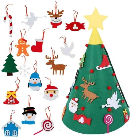 DIY Felt Christmas Tree Set|Christmas Felt Tree with Ornaments|Felt Tree for Kids to Decorate Home Party Supplies(with 16 Small Pendants)
DIY Felt Christmas Tree Set|Christmas Felt Tree with Ornaments|Felt Tree for Kids to Decorate Home Party Supplies(with 16 Small Pendants)