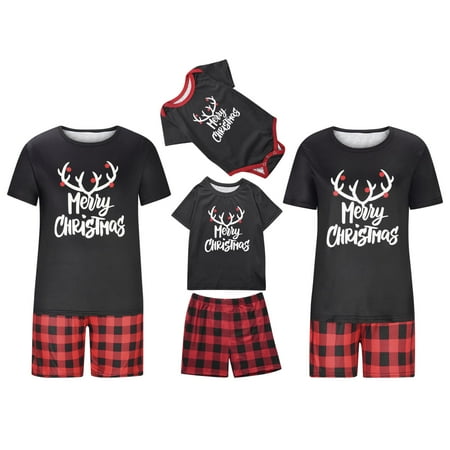 Dadaria Matching Christmas Pajamas Christmas Child Plaid Printed Blouse Tops+Pants Xmas Family Matching Pajamas Set Black Kids 11Y
Dadaria Matching Christmas Pajamas Christmas Child Plaid Printed Blouse Tops+Pants Xmas Family Matching Pajamas Set Black Kids 11Y