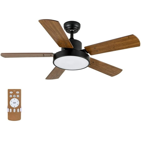 Brown Simple Deluxe 44-inch Ceiling Fan with LED Light and Remote Control 6-Speed Modes 2 Rotating Modes Timer
Brown Simple Deluxe 44-inch Ceiling Fan with LED Light and Remote Control 6-Speed Modes 2 Rotating Modes Timer