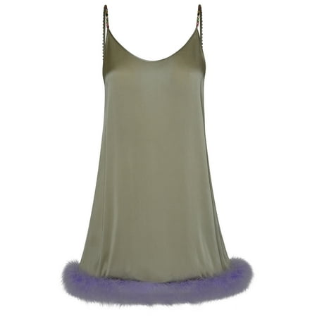 AMEN Woman Vestito Marabù In Misto Seta
