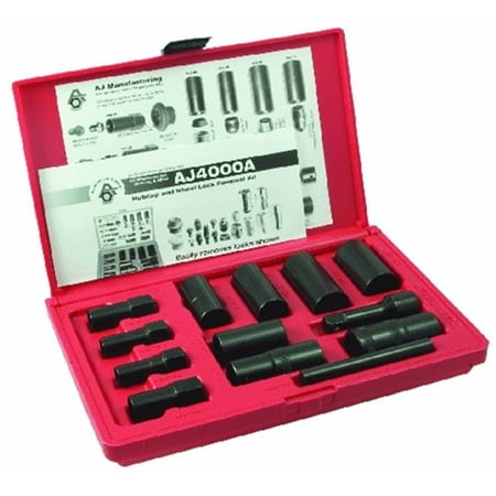 Ken Tool 13 Piece Deluxe Lug Wheel Lock Removal Set