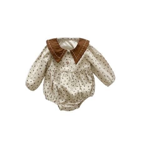Musuos Baby Girl’s Casual Long Sleeve Corduroy Romper Fashion Floral Button Lapel Triangle Jumpsuits
Musuos Baby Girl’s Casual Long Sleeve Corduroy Romper Fashion Floral Button Lapel Triangle Jumpsuits