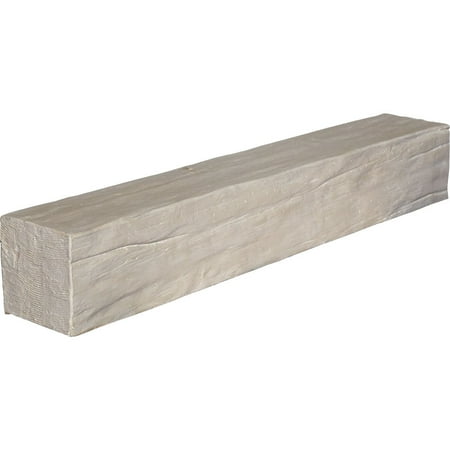 8 H x 12 D x 36 W Riverwood Faux Wood Fireplace Mantel White Washed