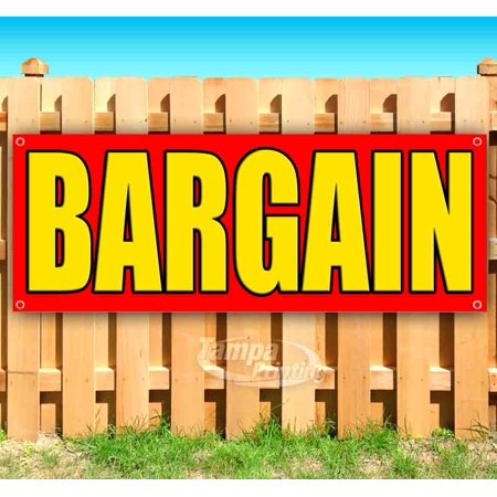 Bargain 13 oz heavy duty vinyl banner sign with metal grommets, new, store, advertising, flag, (many sizes available)