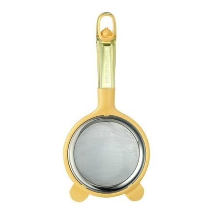 Poseidon Kitchen Fine Mesh Strainer with Plastic Handle Food Grade Baking Flour Sifter Tool Infant Food Colander Spoon Multifunctional Coffee Tea Juice Pasta Strainer
Poseidon Kitchen Fine Mesh Strainer with Plastic Handle Food Grade Baking Flour Sifter Tool Infant Food Colander Spoon Multifunctional Coffee Tea Juice Pasta Strainer