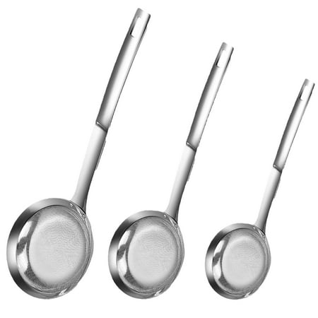 304 Stainless Steel Fine Mesh Strainers for Kitchen Colander-Skimmer with Handle Sieve Sifters for Food Tea Rice Oil Noodles Fruits Vegetable
304 Stainless Steel Fine Mesh Strainers for Kitchen Colander-Skimmer with Handle Sieve Sifters for Food Tea Rice Oil Noodles Fruits Vegetable