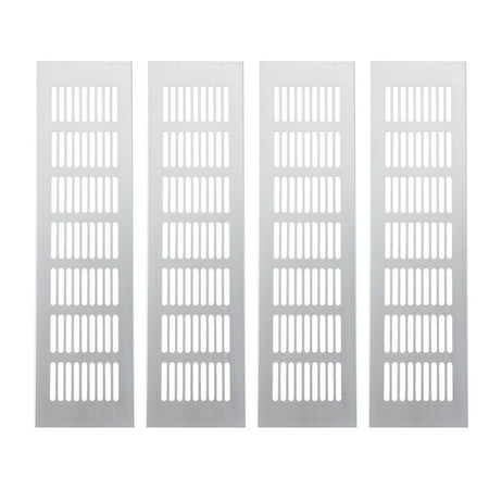 4Pcs Wide Aluminum alloy Ventilation Grille For Closet Shoe Cabinet Air Conditioner 300Mm