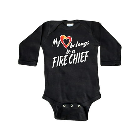 Inktastic My Heart Belongs to a Fire Chief with Red Heart Gift Baby Boy or Baby Girl Long Sleeve Bodysuit
Inktastic My Heart Belongs to a Fire Chief with Red Heart Gift Baby Boy or Baby Girl Long Sleeve Bodysuit