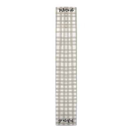 Creative Products Plaid Green Grateful 16 x 72 Poly Twill Table Runner 
Creative Products Plaid Green Grateful 16 x 72 Poly Twill Table Runner