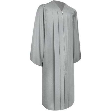 Endea Church Matte Choir Robe (57XL (6 0 - 6 2 ) Fullfit Silver)