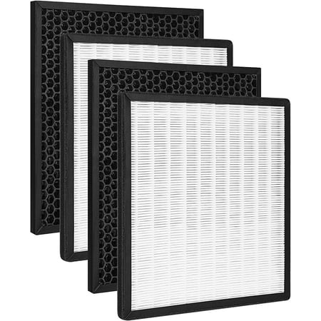 2 Set HSP001 Filter Replacement Compatible with HSP001 Smart True HEPA Air Purifier H13 True HEPA and Activated Carbon Filter 
2 Set HSP001 Filter Replacement Compatible with HSP001 Smart True HEPA Air Purifier H13 True HEPA and Activated Carbon Filter