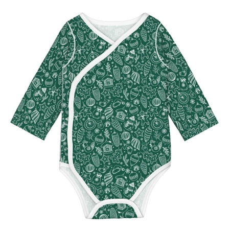 Zeuib Green Christmas Unisex-baby Long Sleeve Bodysuit 100% Organic Cotton-12 Months
Zeuib Green Christmas Unisex-baby Long Sleeve Bodysuit 100% Organic Cotton-12 Months