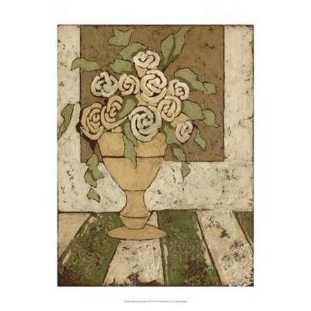Small Golden Bouquet I Poster Print by Megan Meagher (13 x 19)